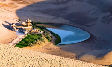 Gansu Tours-Crescent Lake 2