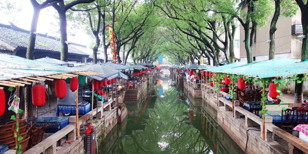 A canal at Tongli Water Town