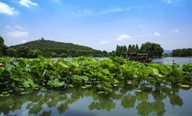 Wuxi Tour B turtle head park in Summer